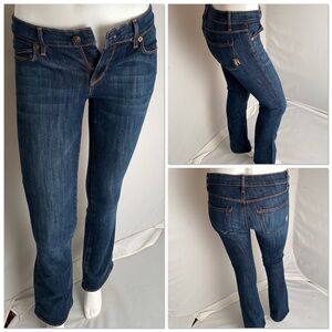 Rich and Skinny True Blue Vintage bootcut dark rinse denim blue jeans